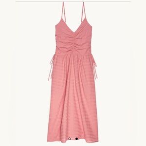 Nation LTD Peppa Dress Ruched side ties with pockets sz: Small